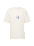JACK & JONES Bluser & t-shirts 'VALENCIA'  creme / blå / orkidee / off...