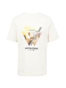 JACK & JONES Bluser & t-shirts 'CELLOX'  creme / sand / brun / grå