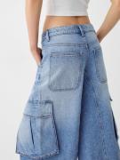 Bershka Cargojeans  blue denim