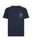 Tommy Jeans Bluser & t-shirts 'NOVELTY'  navy / hvid