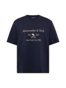 Abercrombie & Fitch Bluser & t-shirts 'HERITAGE'  marin / grøn / vinrø...