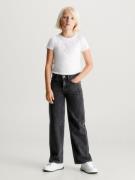 Calvin Klein Jeans Bluser & t-shirts  beige / hvid