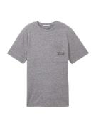 TOM TAILOR Shirts  grå-meleret / sort