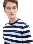 TOM TAILOR Bluser & t-shirts  navy / lyseblå / offwhite