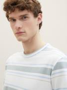 TOM TAILOR Bluser & t-shirts  røgblå / lyseblå / grå / hvid