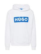 HUGO Sweatshirt 'Nalves'  blå / hvid
