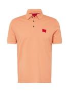 HUGO Bluser & t-shirts 'Dereso232'  abrikos / rød / sort