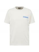NAPAPIJRI Bluser & t-shirts 'FABER'  azur / grøn / hvid