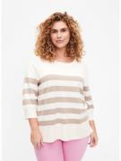 Zizzi Pullover 'Mcarrie'  lysebeige / taupe
