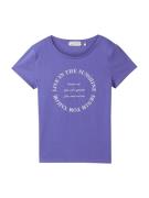 TOM TAILOR DENIM Shirts  violetblå / hvid