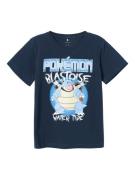 NAME IT Shirts 'Jis Pokemon'  lyseblå / mørkeblå / lysegul / hvid