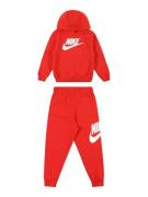Nike Sportswear Joggingdragt  rød / hvid