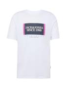 JACK & JONES Bluser & t-shirts 'LAFAYETTE'  marin / orkidee / hvid