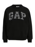 Gap Petite Sweatshirt 'HERITAGE'  grå / sort / hvid