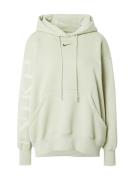 Nike Sportswear Sweatshirt 'Phoenix Fleece'  pastelgrøn / hvid
