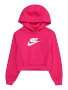 Nike Sportswear Sweatshirt 'CLUB FLEECE'  cranberry / hvid
