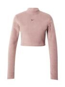 Nike Sportswear Sweatshirt 'PHNX'  lysviolet / sort