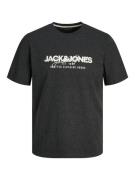JACK & JONES Bluser & t-shirts 'ALVIS'  sort / hvid