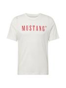 MUSTANG Bluser & t-shirts 'Austin'  rød / offwhite