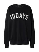 10Days Sweatshirt  sort / hvid
