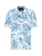 Key Largo Skjorte 'BELIZE'  blå / lyseblå / hvid