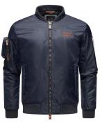 STONE HARBOUR Overgangsjakke 'Berkoo'  navy / orange