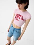 Bershka Shirts  lyserød / merlot