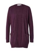 VILA Cardigan 'VIRil'  aubergine