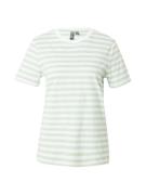 PIECES Shirts 'RIA'  lysegrøn / hvid