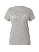 MUSTANG Shirts 'Alma'  grå-meleret / hvid