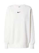 Nike Sportswear Sweatshirt 'PHOENIX FLEECE'  lysebeige / sort