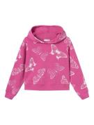 NAME IT Sweatshirt  pink / hvid