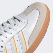 ADIDAS ORIGINALS Sneaker low 'Samba'  lysegrå / orange / hvid