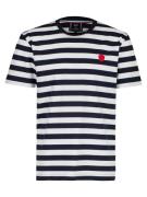 19V69 ITALIA Bluser & t-shirts 'Taizo'  marin / rød / hvid