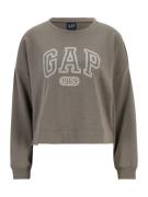Gap Petite Sweatshirt  mudderfarvet / hvid
