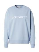 Carhartt WIP Sweatshirt  lyseblå / hvid