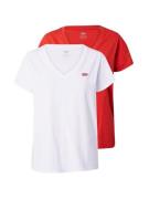 LEVI'S ® Shirts  rød / hvid