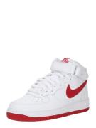 Nike Sportswear Sneaker high 'Air Force 1 07'  rød / hvid