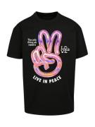 Mister Tee Bluser & t-shirts 'Live in Peace'  lyselilla / lyseorange /...