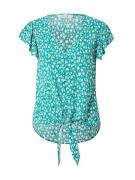 Molly BRACKEN Bluse  smaragd / hvid