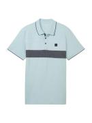 TOM TAILOR Bluser & t-shirts  lyseblå / grå-meleret / sort / hvid