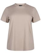 Zizzi Shirts 'VCHARLIN'  beige