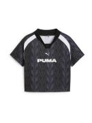 PUMA Shirts 'FOOTBALL'  navy / sort / offwhite