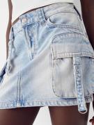 Bershka Nederdel  blue denim