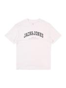 Jack & Jones Junior Shirts 'JJECALEB'  sort / hvid