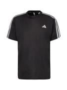 ADIDAS PERFORMANCE Funktionsskjorte 'Train Essentials 3-Stripes'  sort...