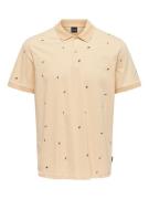 Only & Sons Bluser & t-shirts 'DAVE'  beige / sort