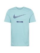 Nike Sportswear Bluser & t-shirts 'SWOOSH'  navy / turkis