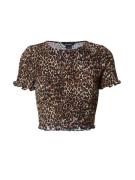 Monki Shirts  brun / lysebrun / sort