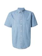 LEVI'S ® Skjorte 'SS Authentic Button Down'  blue denim